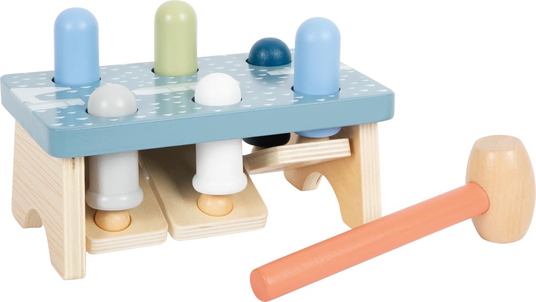 smallfoot 5807 picchia l'uccellino banco martellare legno