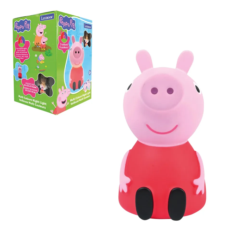 Lexibook Peppa Pig lampada notturna LED NLJ01PP rosa