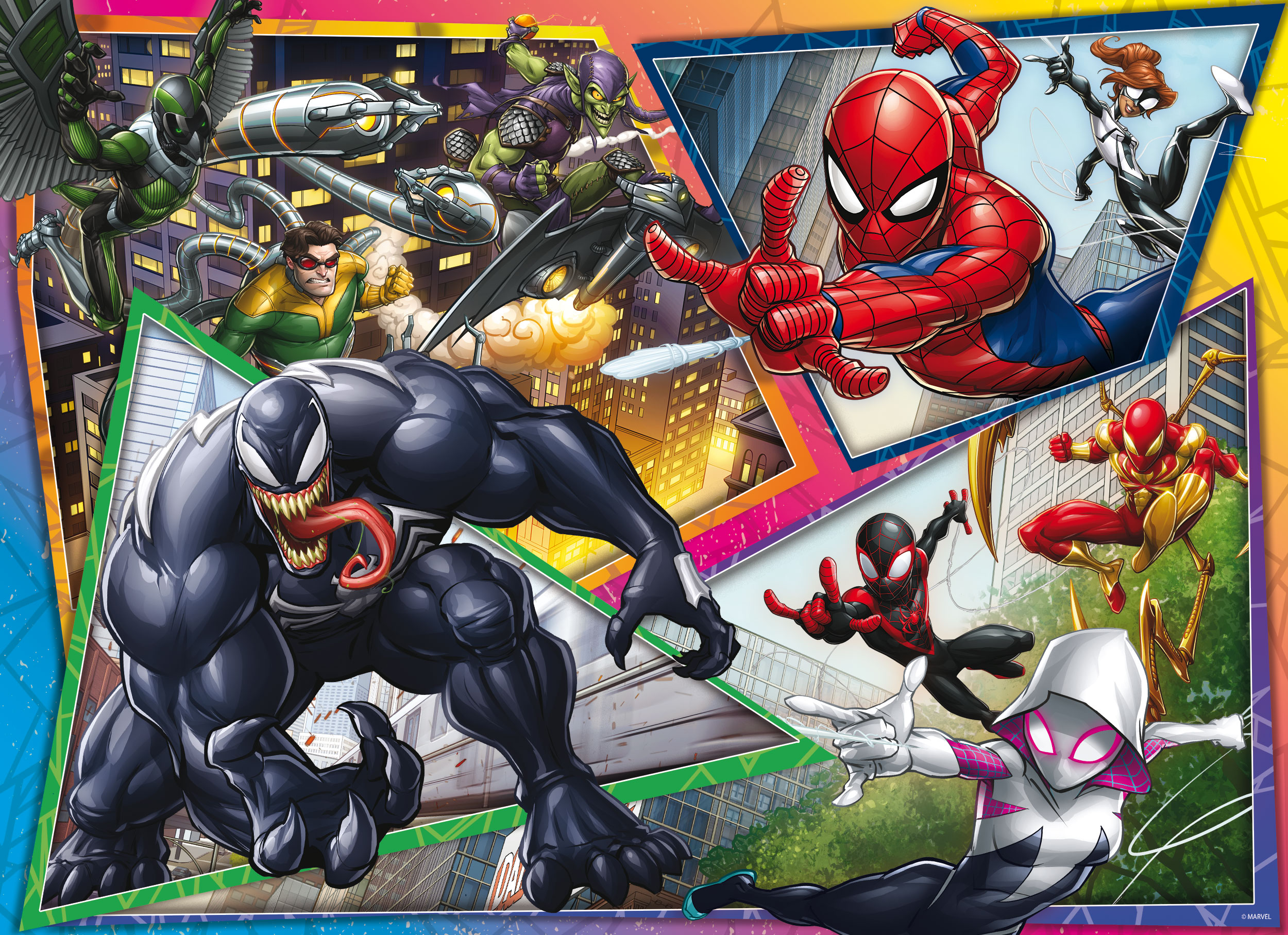Lisciani Marvel Puzzle DF Maxi Floor 150 Spider-Man puzzle pavimento