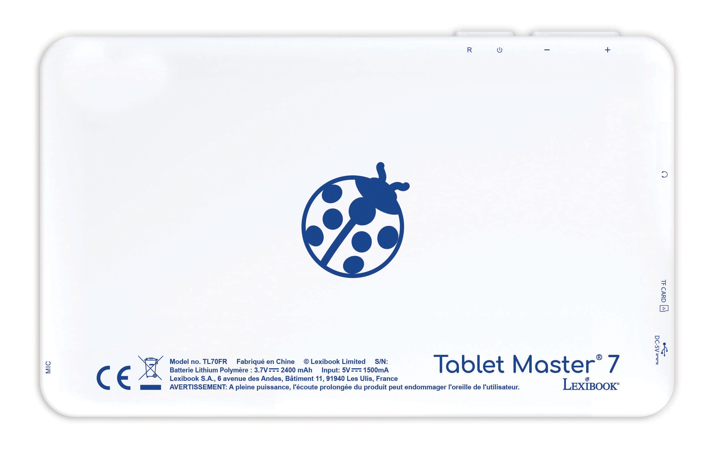 Lexibook TL70FRS tablet bambini 7 pollici custodia