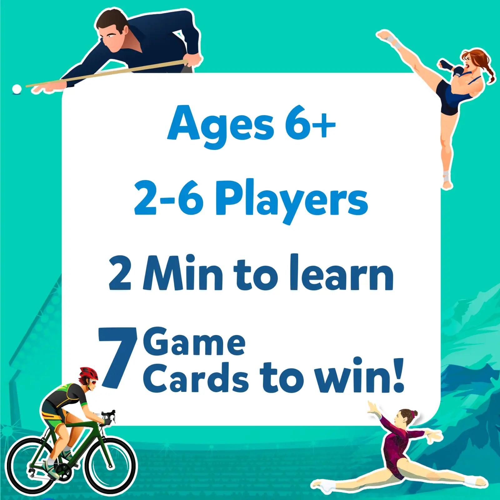 Skillmatics Guess in 10 World of Sports gioco carte sport