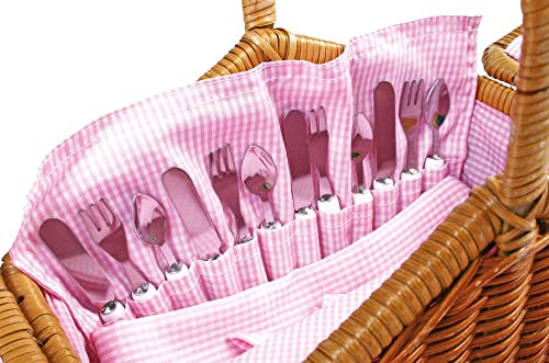 smallfoot 5300 cestino picnic 30 pezzi porcellana