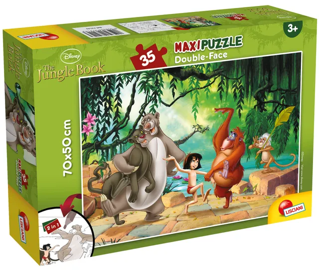 Lisciani Disney Maxi Floor 35 Jungle Book puzzle 35 pezzi