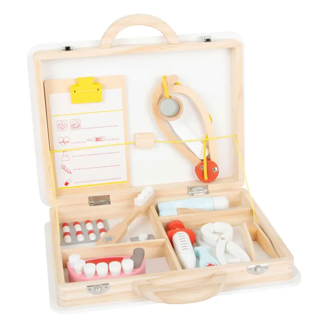 smallfoot Valigetta Dentista gioco dottore legno 2 in 1