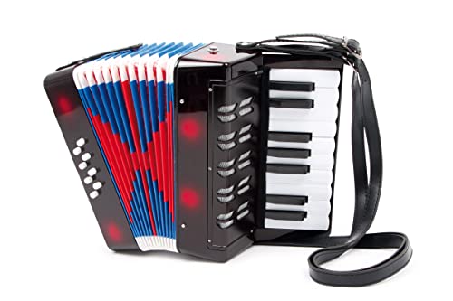 small foot Classic fisarmonica nera per bambini
