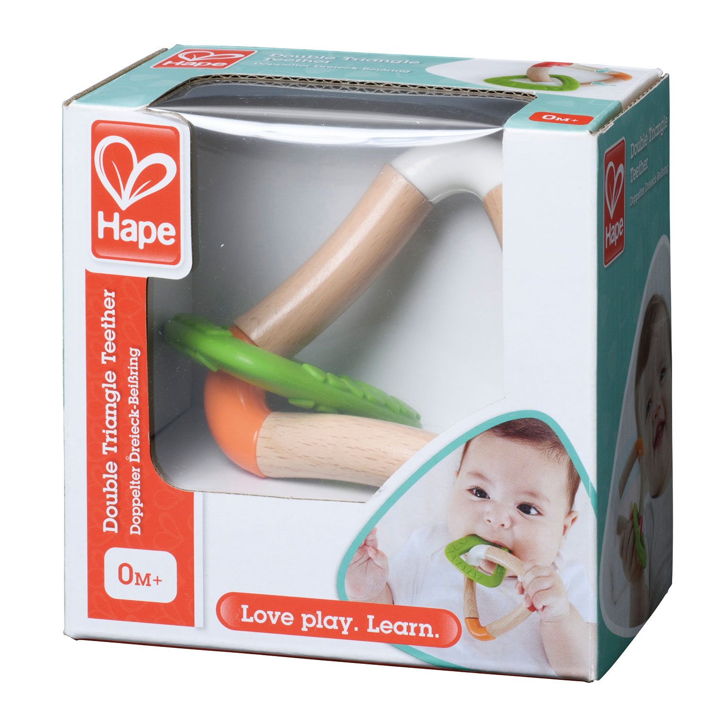 Hape E0018 Dentaruolo triangoli silicone legno