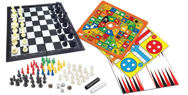 Lexibook ChessMan JGM800 set giochi da tavolo 8 in 1 magnetico