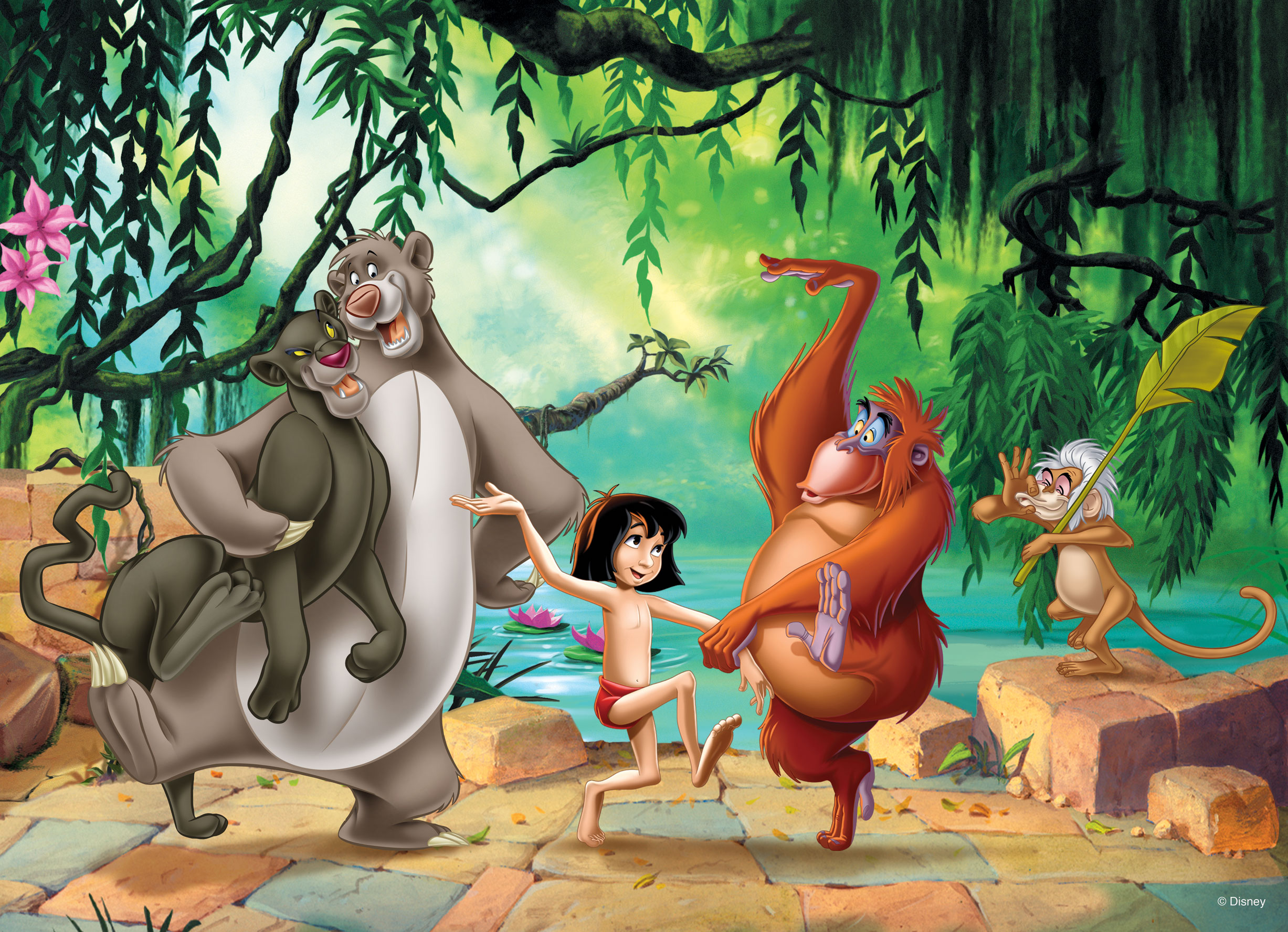 Lisciani Disney Maxi Floor 35 Jungle Book puzzle 35 pezzi