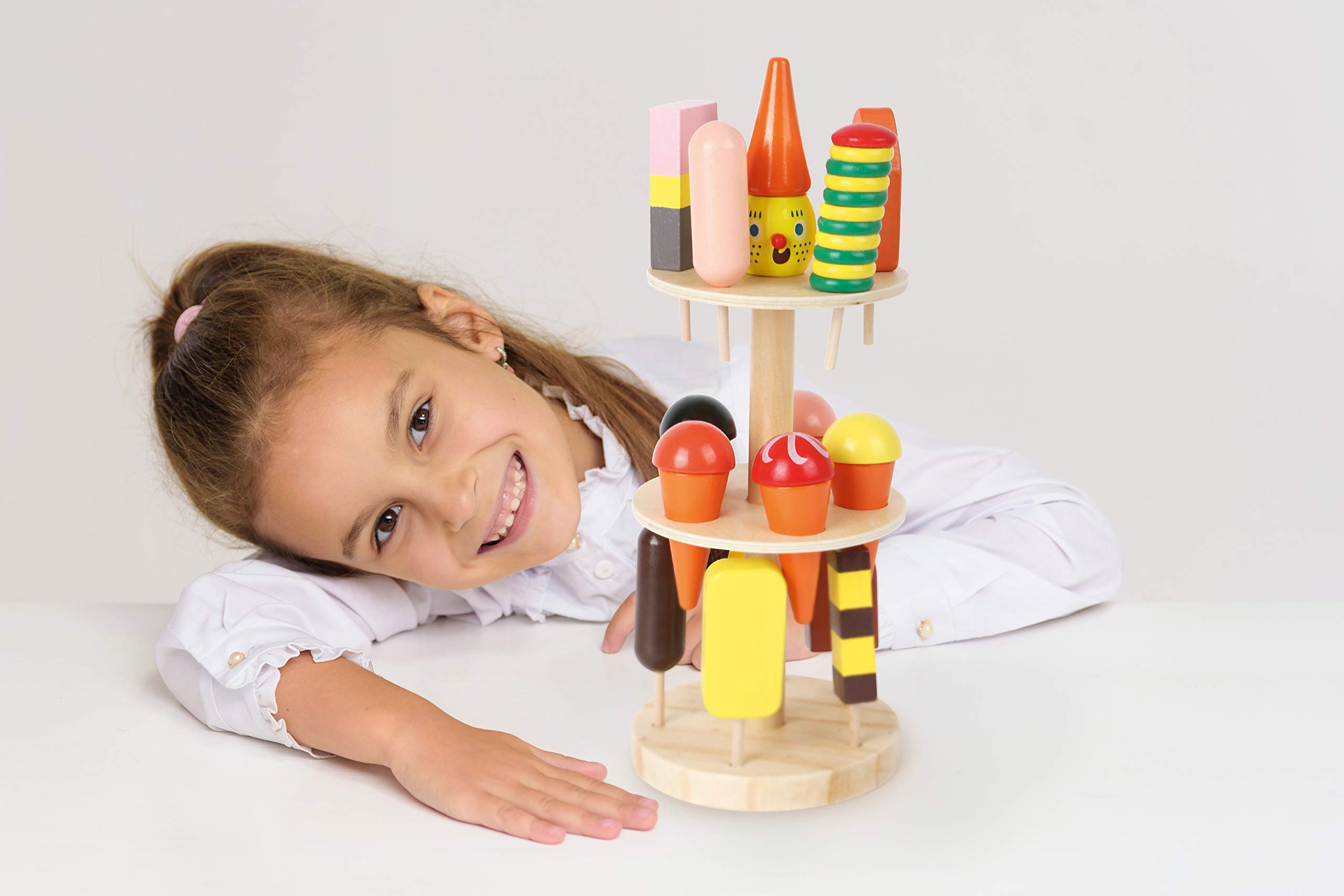 smallfoot Porta gelati 5261 cucina gioco legno 15 gelati