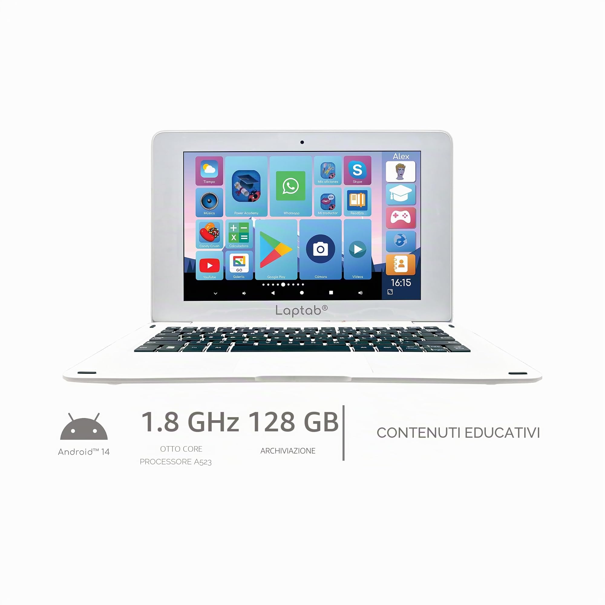 Lexibook Laptab 10 LT10ES tablet touchscreen 10" 128GB