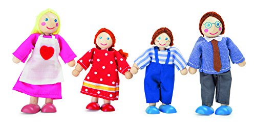 smallfoot 10320 pupazzetti famiglia casa bambole snodati