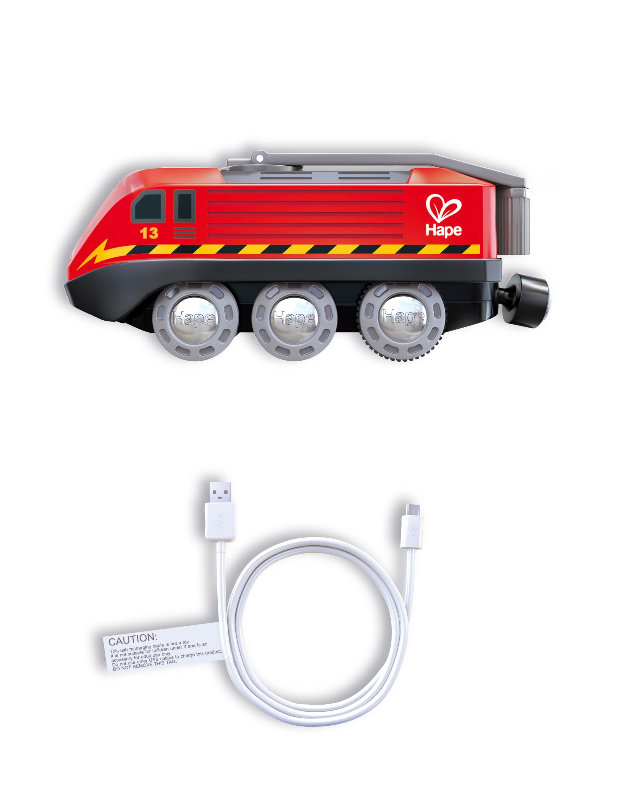 Hape Locomotiva ricaricabile trenino legno USB