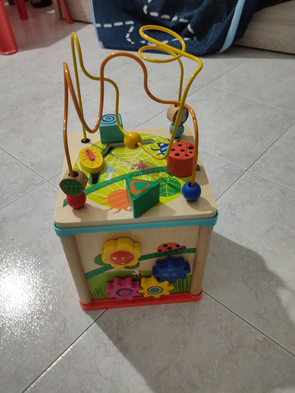 smallfoot 10622 Giardino cubo motricità legno 20 cm