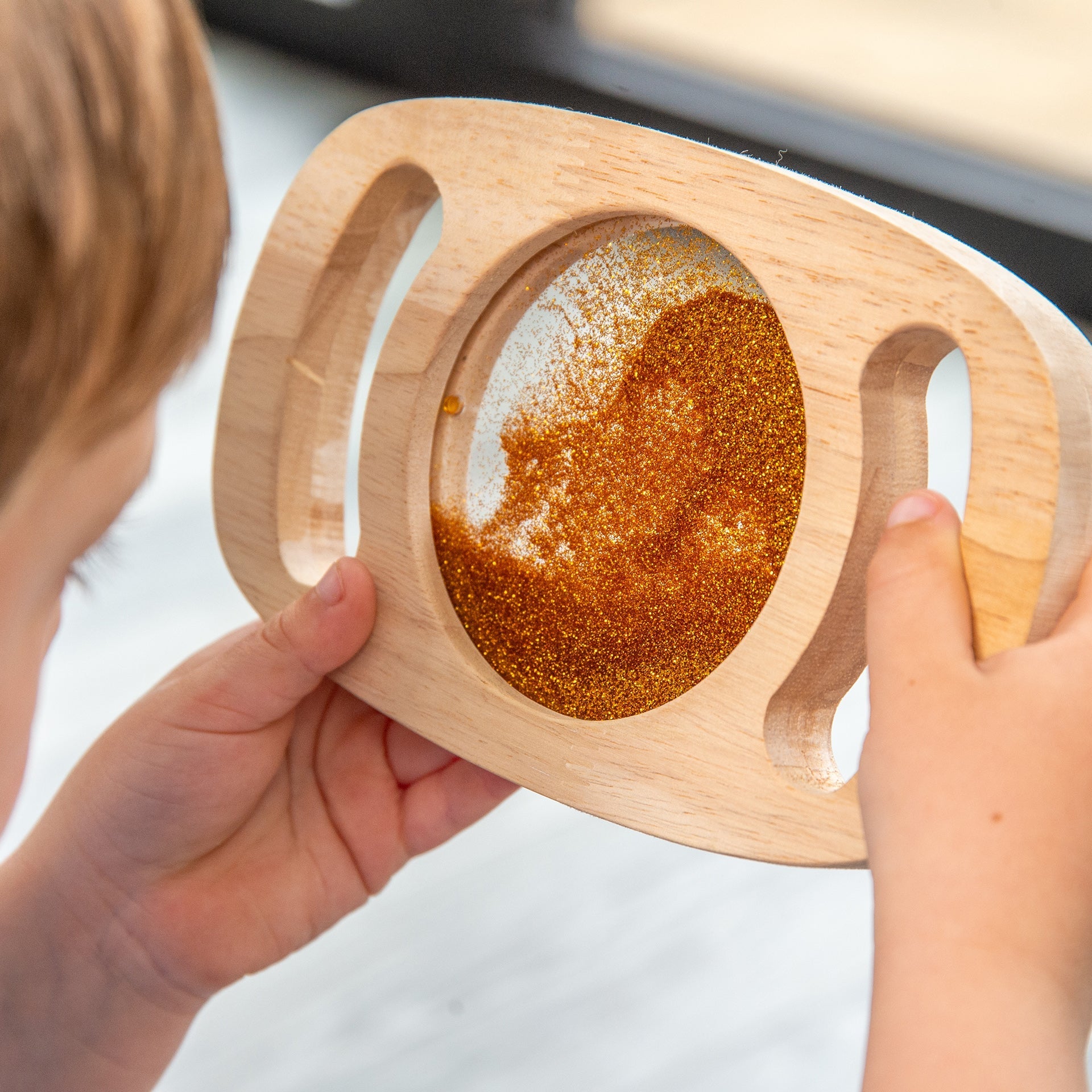 Tickit Easy Hold Glitter Panels pannello sensoriale set 3