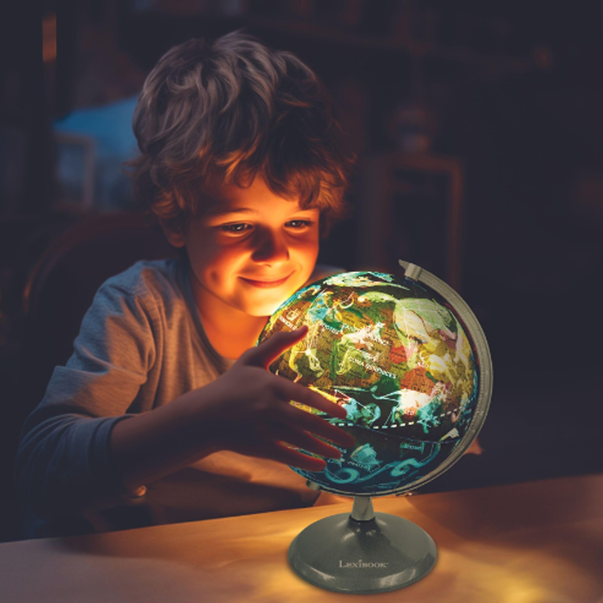 Lexibook globo giorno e notte luminoso costellazioni USB