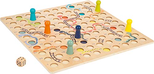 smallfoot 11785 Serpenti e Scale gioco in legno XL 6 giocatori