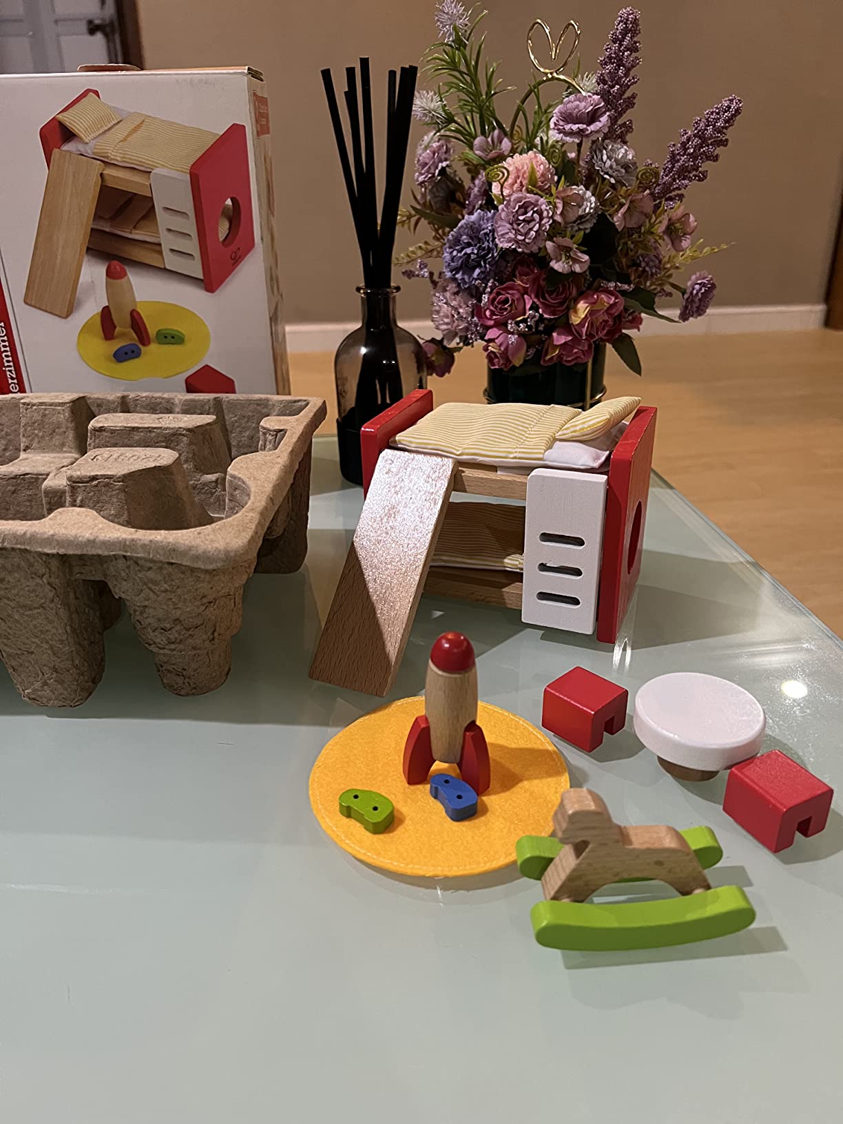 Hape Cameretta Moderno mobili casa bambole legno