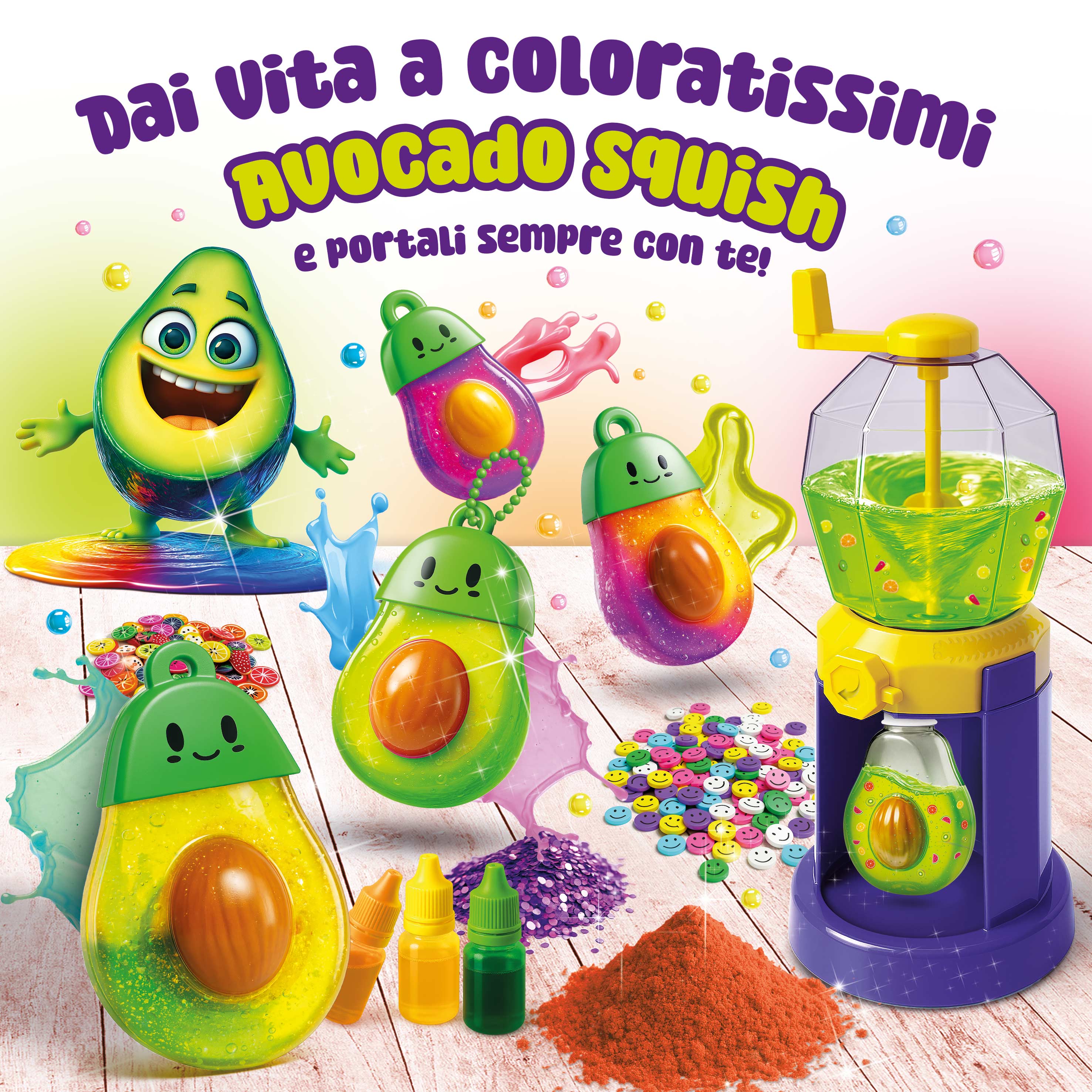 Lisciani Slumi Science La Fabbrica degli Avocado kit squishy