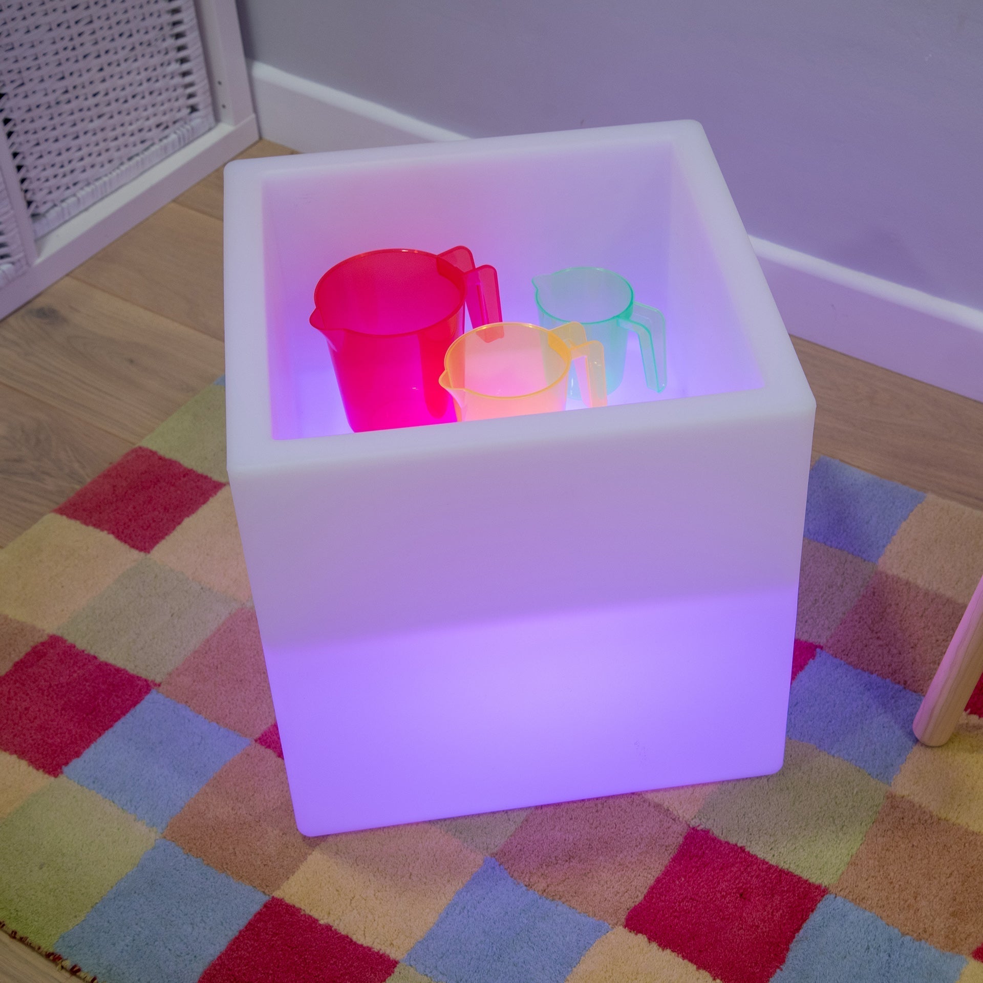 Tickit Sensory Glow Play Cube luce sensoriale acqua