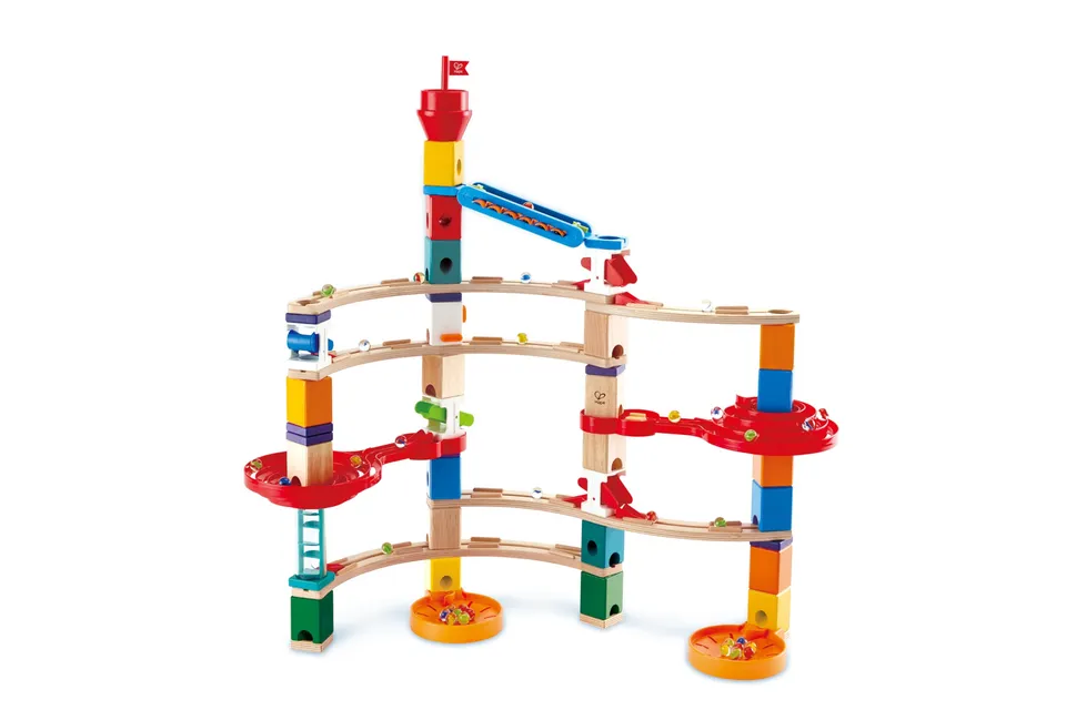 Hape Quadrilla Super Spirali pista biglie legno 129 pezzi
