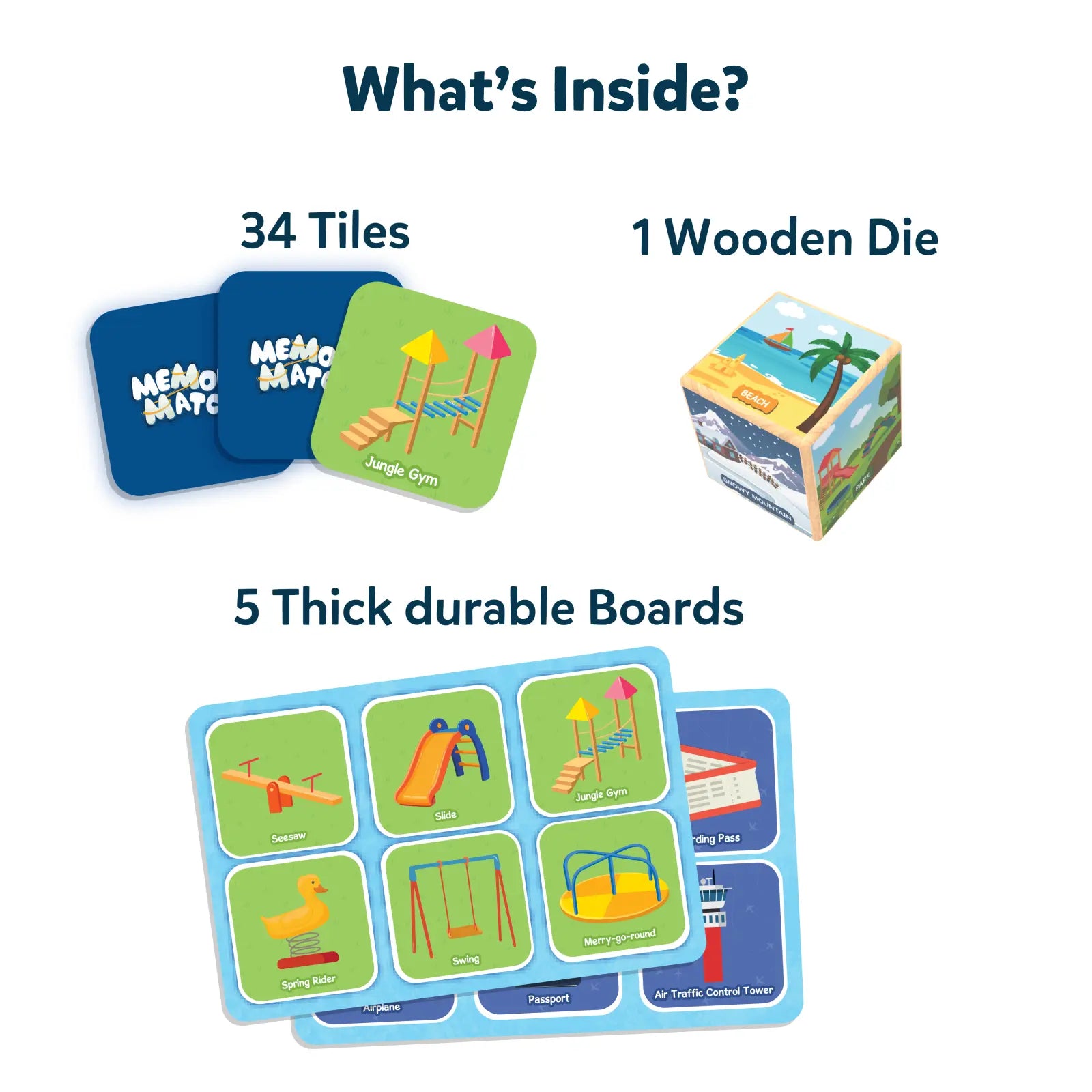 Skillmatics Memory Match Vocabulary Builder memory