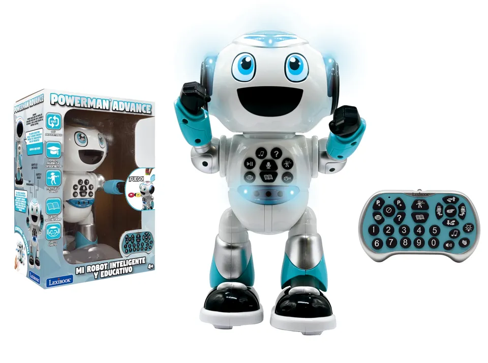 Lexibook Powerman Advance ROB28ES robot telecomandato spagnolo programmabile