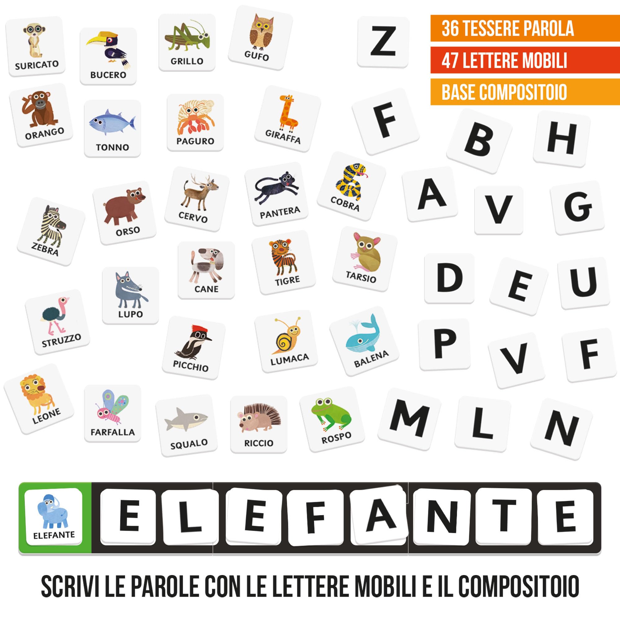 Headu Scrivo & Leggo 4.0 Animali e Ambienti gioco educativo 3-6 anni