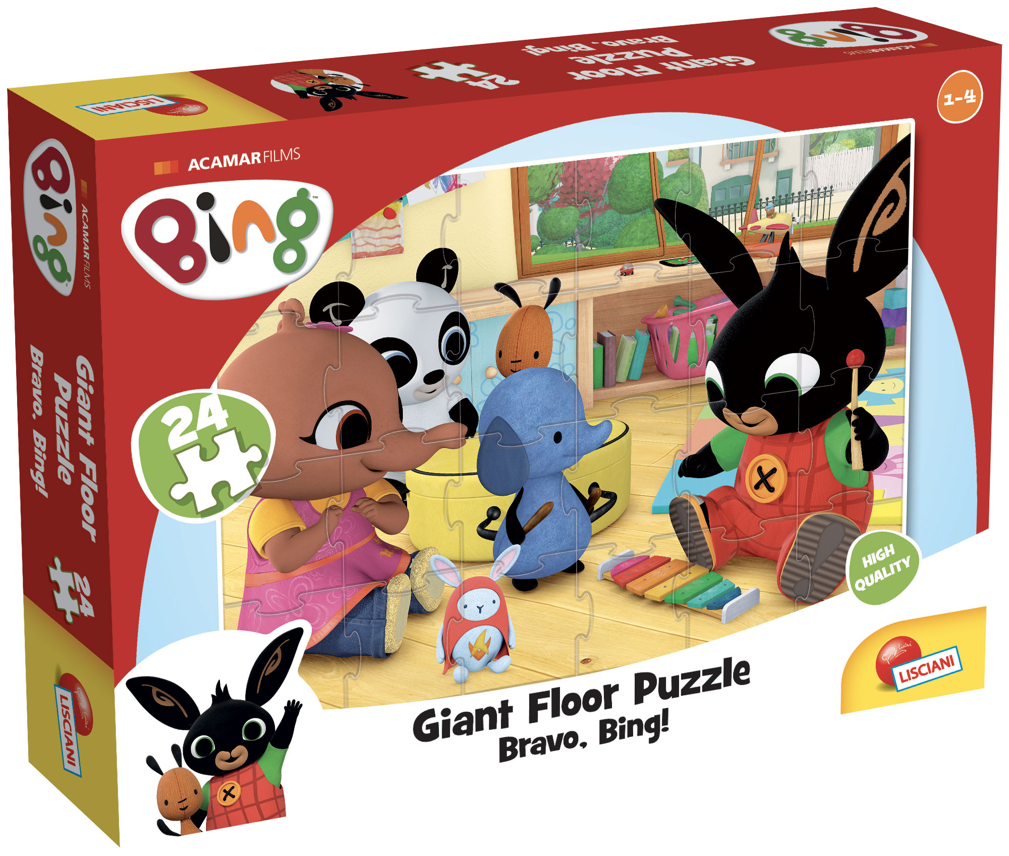 Lisciani Bing Giant Floor 24 Bravo Bing puzzle pavimento