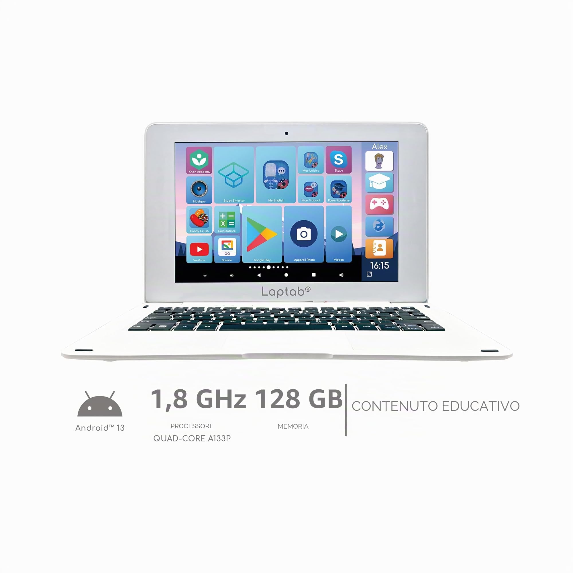 Lexibook Laptab 10 LT10FR computer portatile touch 10 pollici