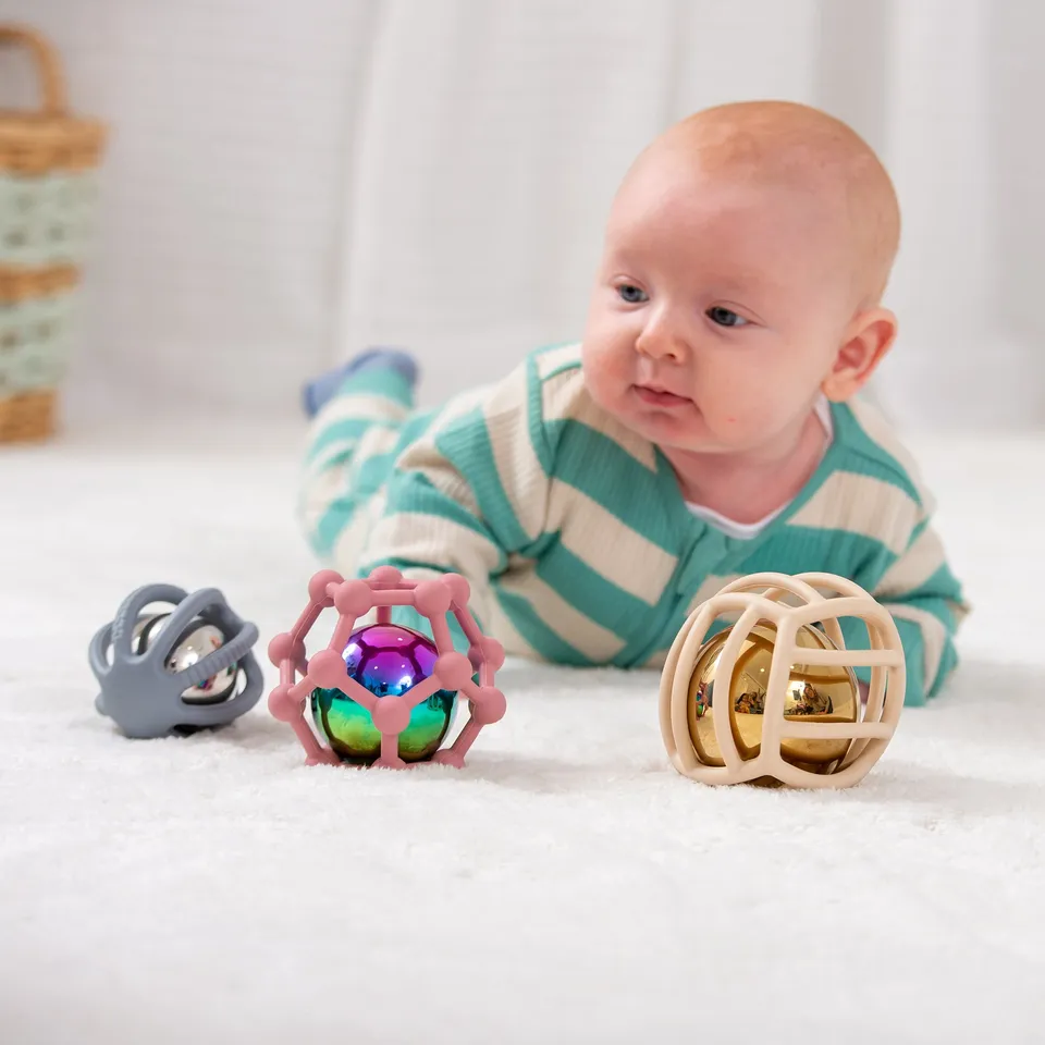 Tickit Silisoft Sensory Steel Balls palline 6 pezzi terra