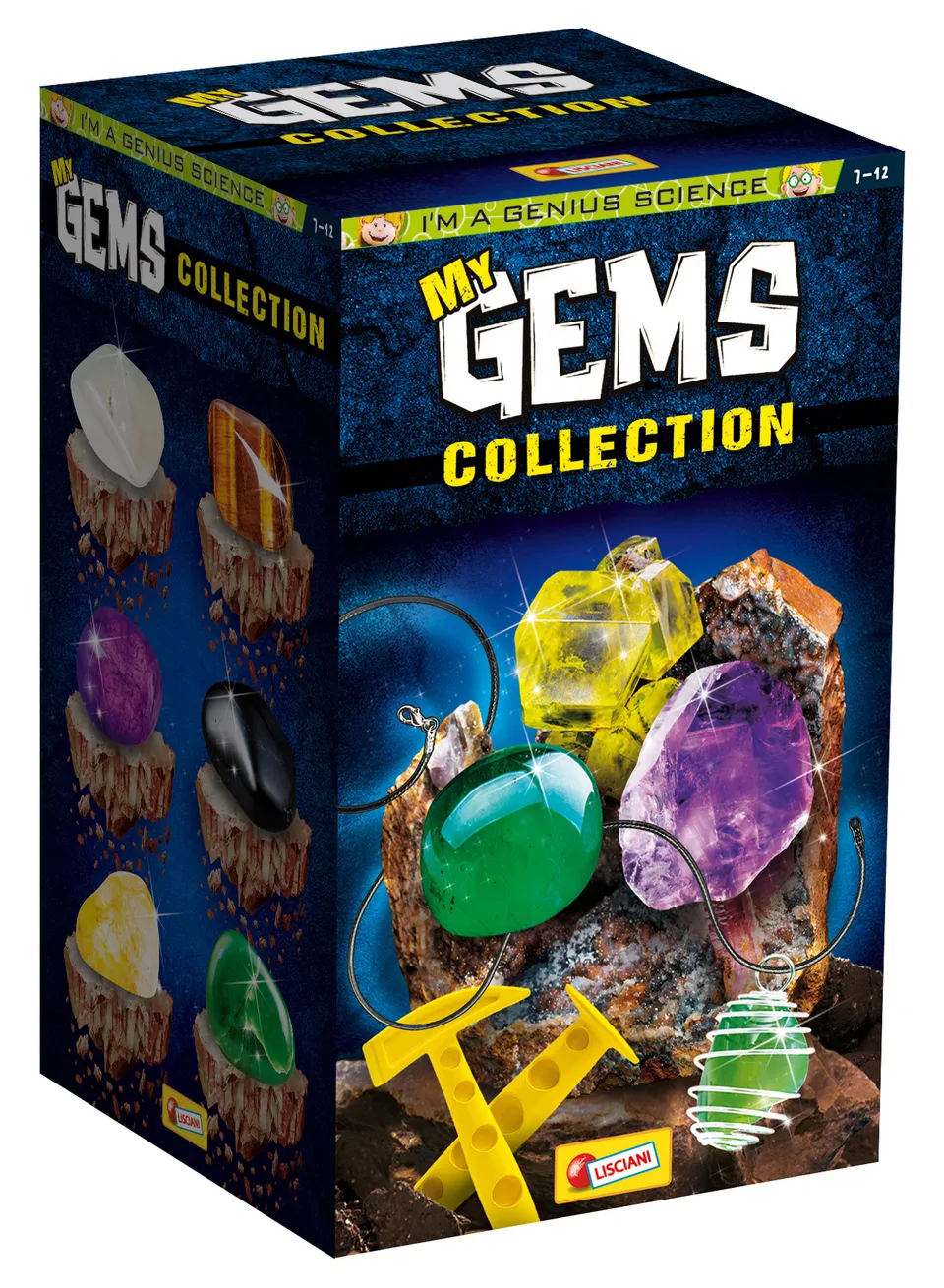 Lisciani I'm a Genius My Gems Collection kit scavo 12 gemme
