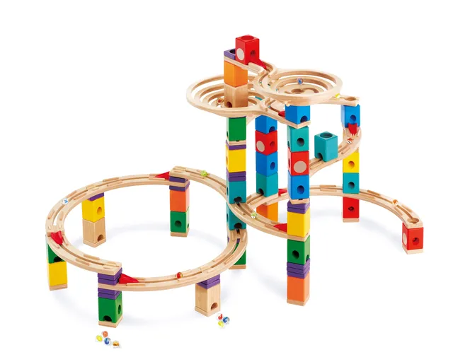 Hape Quadrilla Ciclone pista biglie legno 198 pezzi
