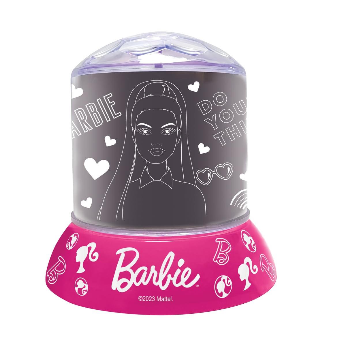 Lexibook Barbie NLJ035BB lampada proiezione rosa ricaricabile