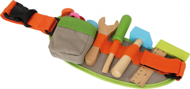 smallfoot 4745 cintura porta attrezzi colorata legno