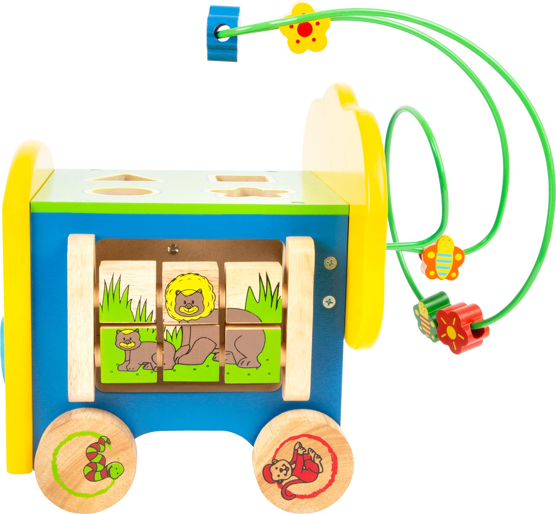 smallfoot Elefante Activity 1567 cubo motricità legno 1 anno