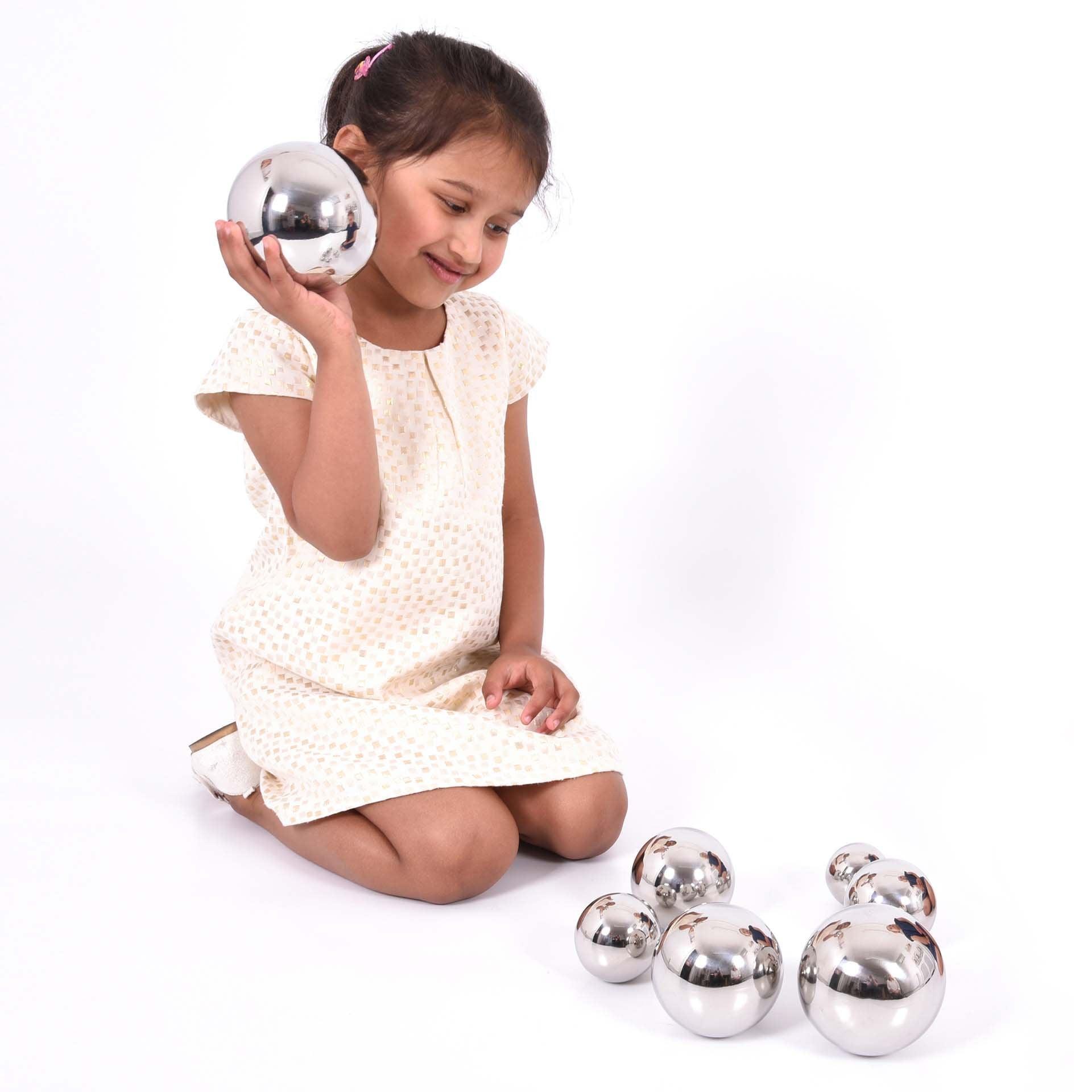 Tickit Sensory Steel palle sonore sensoriali 7 pezzi