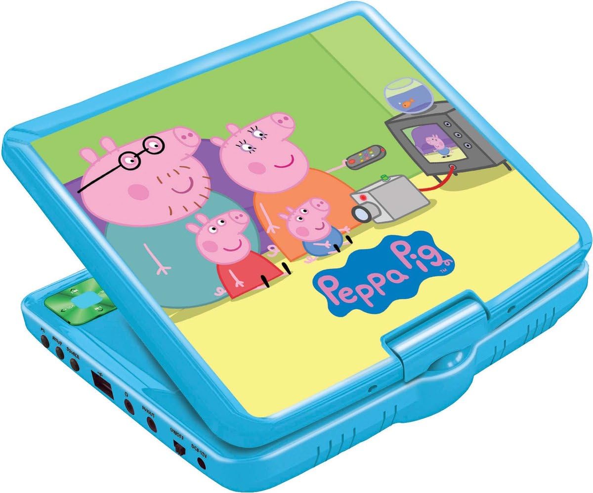 Lexibook Peppa Pig DVDP6PP lettore DVD portatile 7" bambini