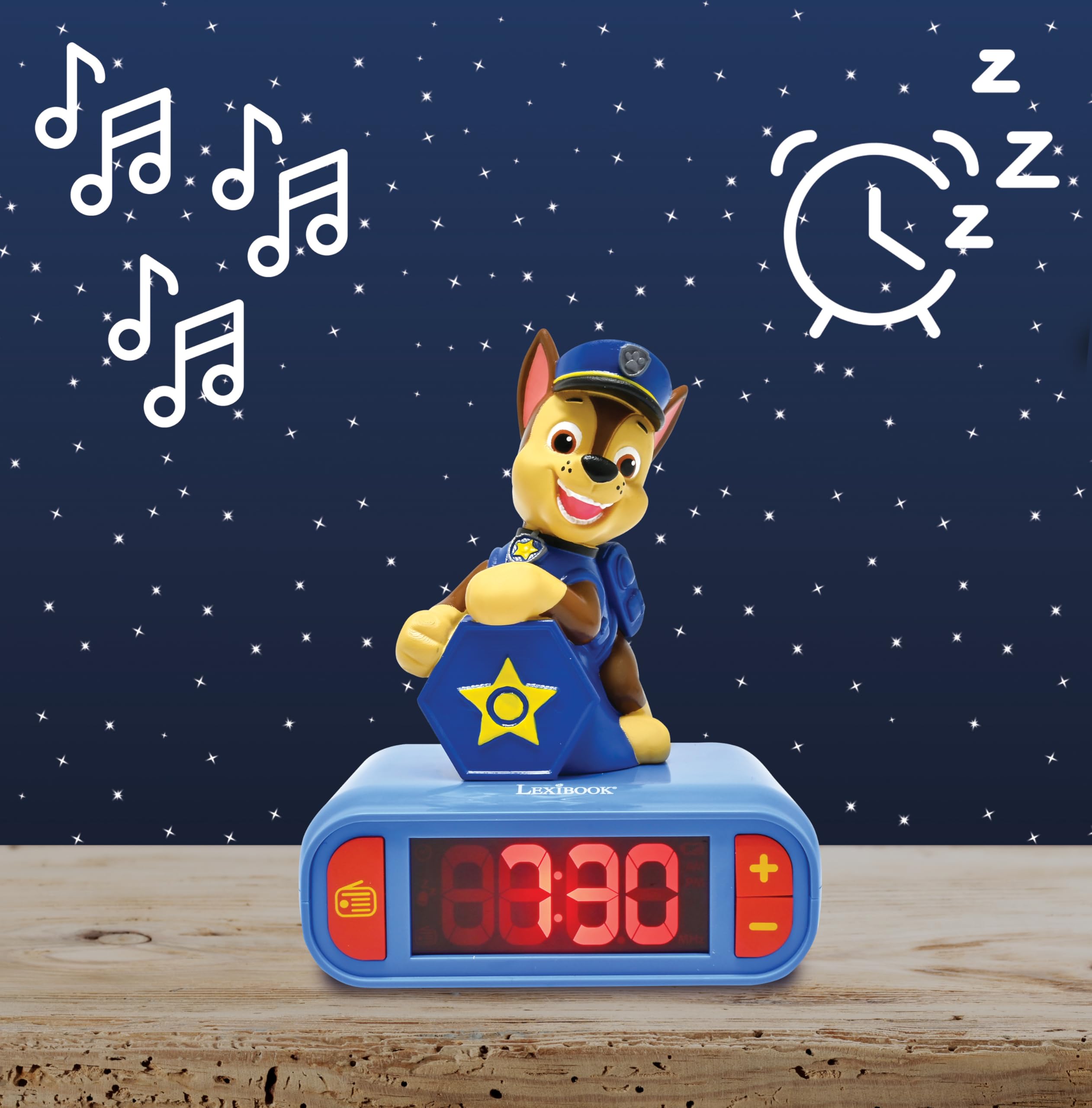 Lexibook Paw Patrol RL800PA2 sveglia bambini con luce notturna