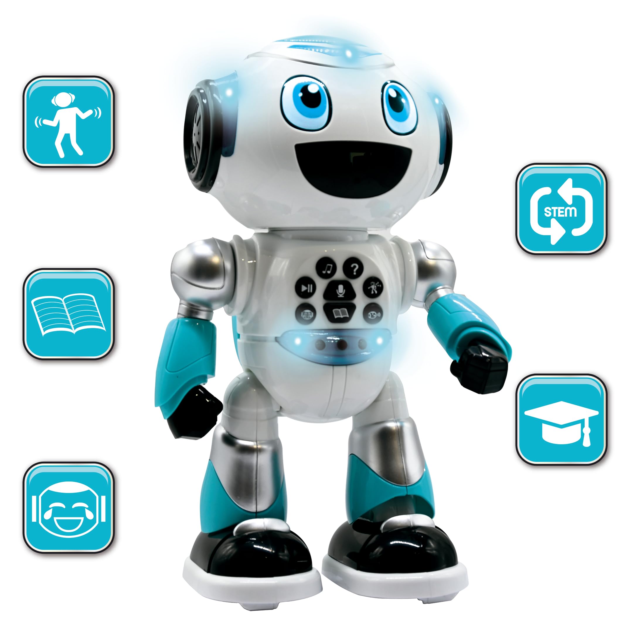 Lexibook Powerman Advance ROB28ES robot telecomandato spagnolo programmabile
