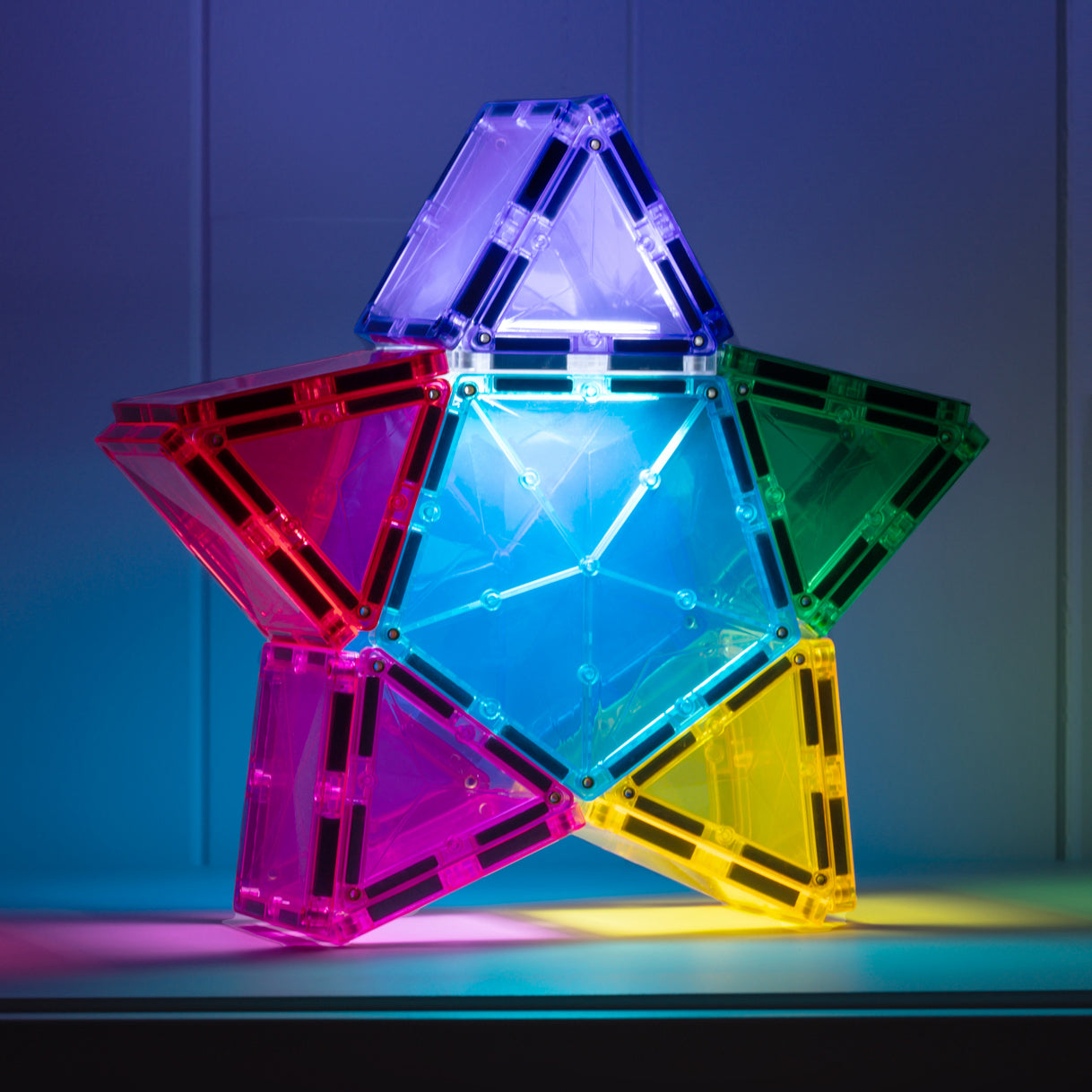 Tickit Wooden Space Adventure Light Star Pack set magnetico 28 pezzi spazio
