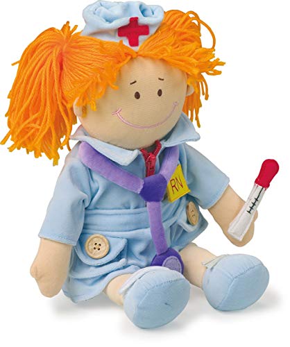 smallfoot Lavoratori set 3 bambole stoffa 32 cm