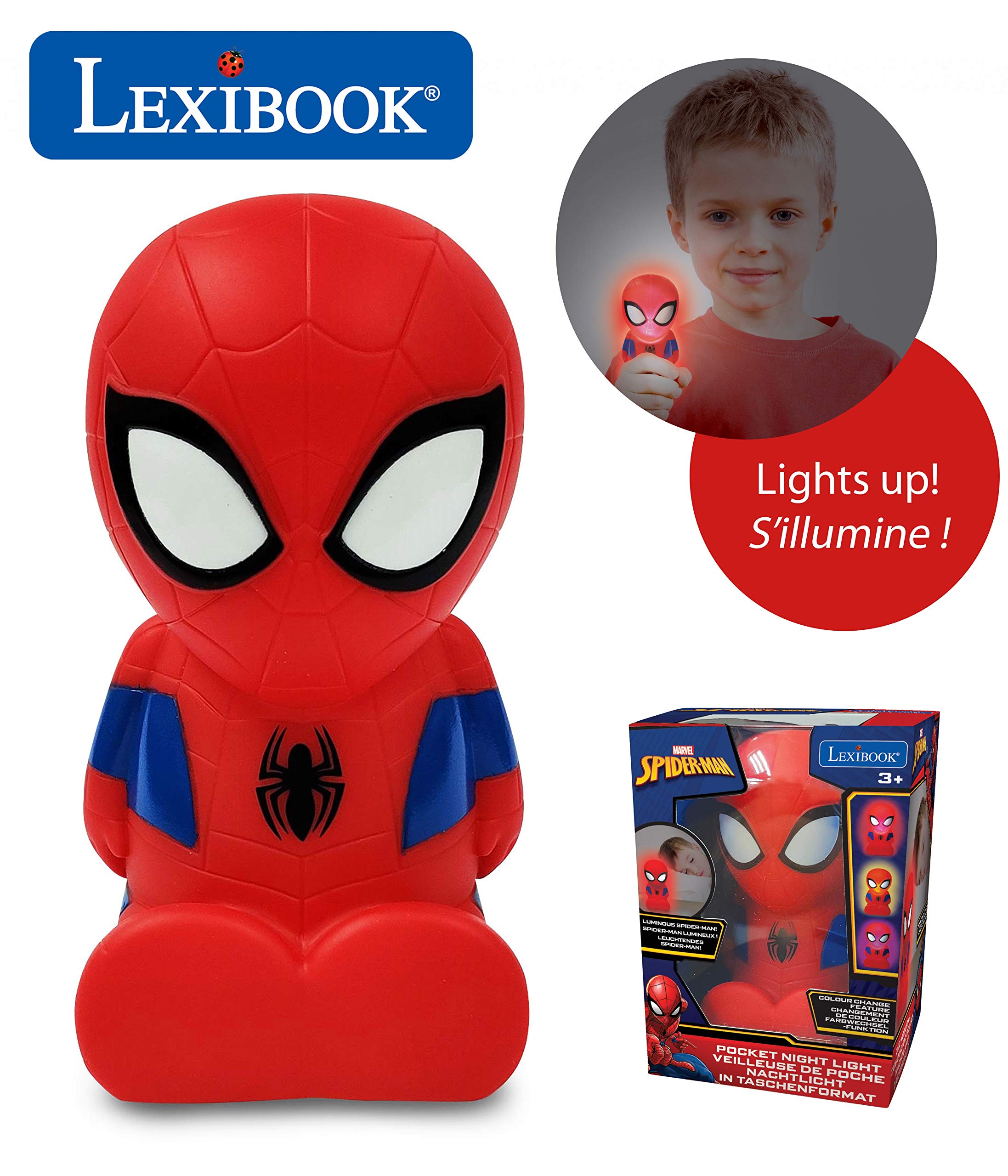 Lexibook Spider-Man NLJ01SP luce notturna cambio colore