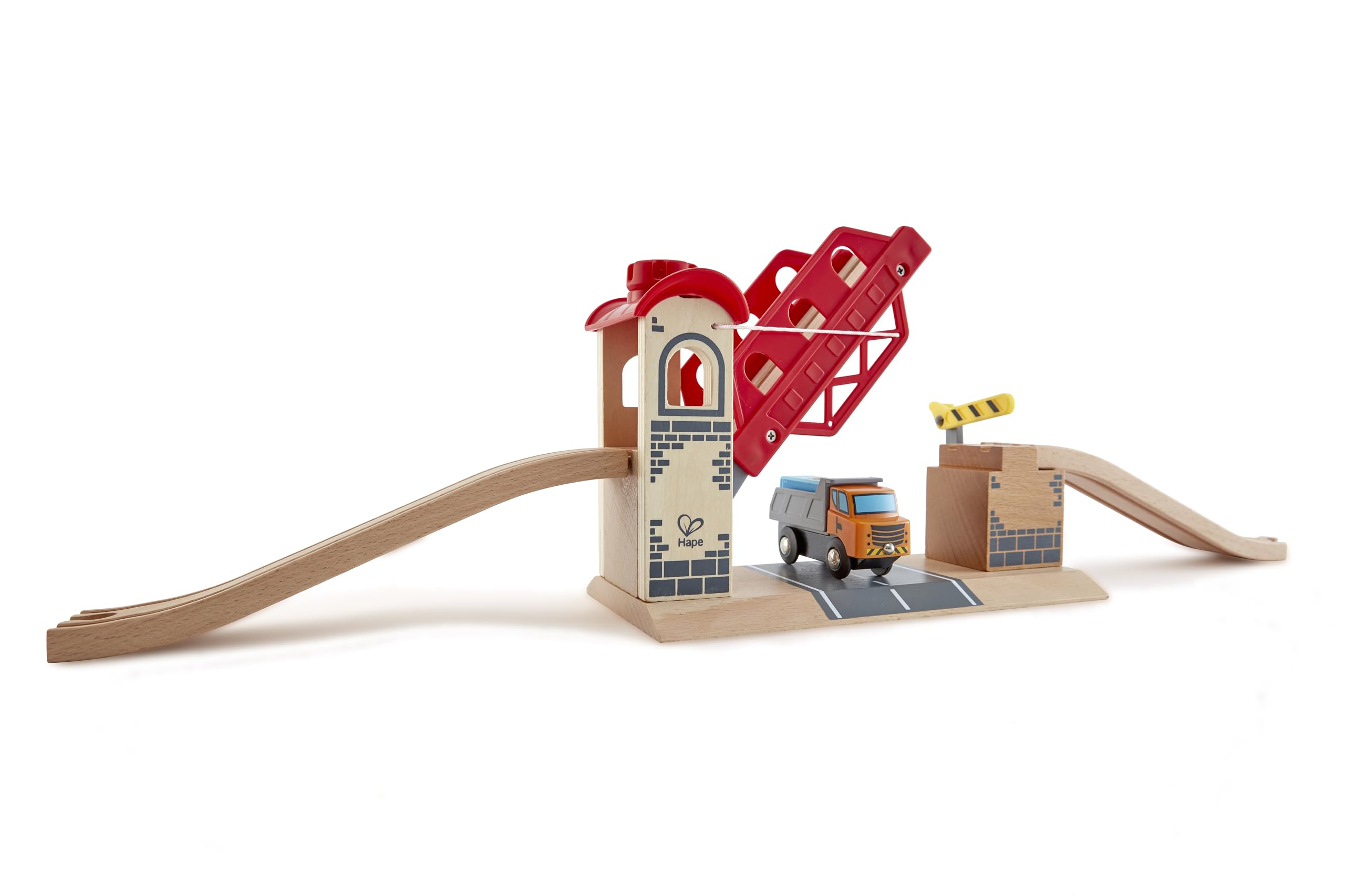 Hape Ponte Levatoio trenino legno manuale compatibile