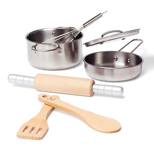 Hape Kit Cucina Gioco Ruolo Legno Metallo 3 Anni
