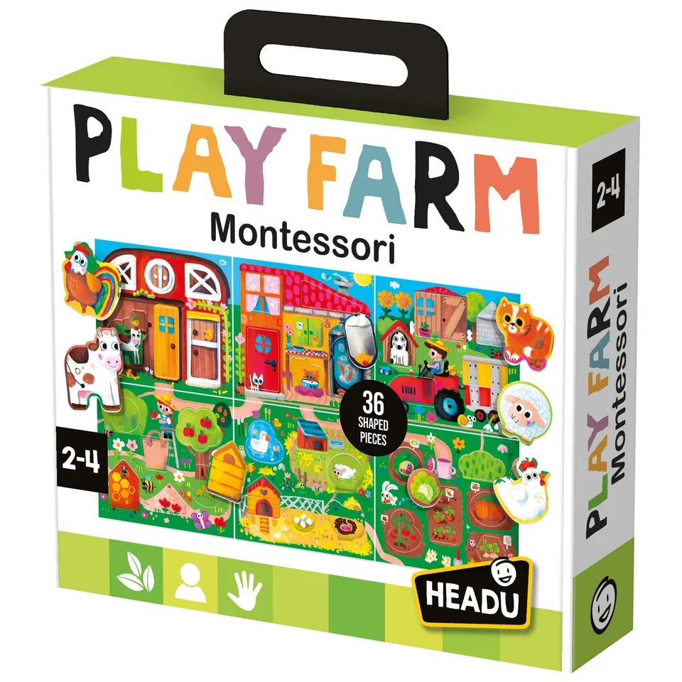 Headu Play Farm MU23608 gioco fattoria vecchia edizione 40 tessere
