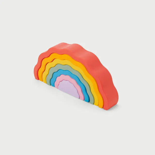 Tickit SiliSoft Wobble Rainbow arcobaleno silicone 7 pezzi