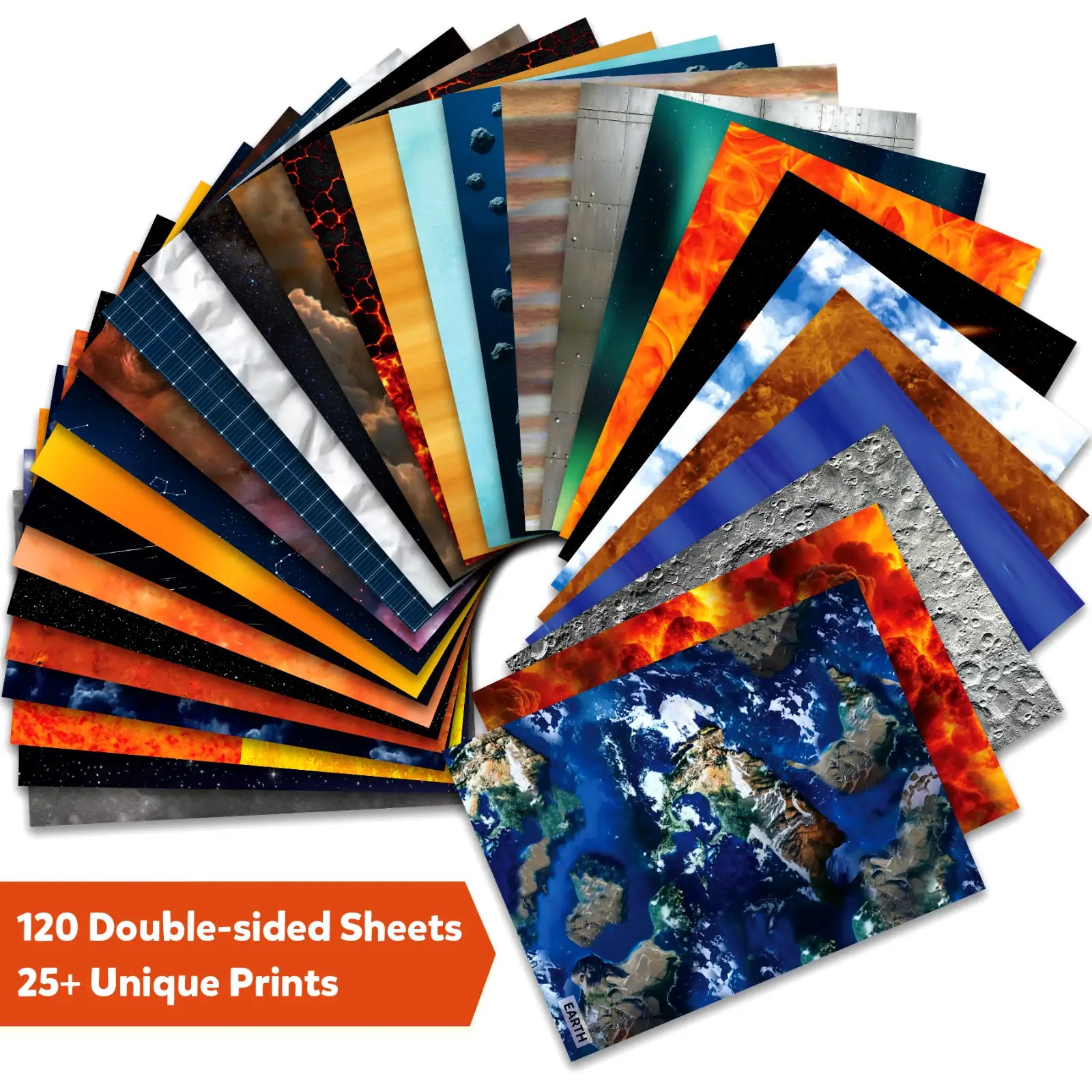 Skillmatics Clever Prints Outer Space carta 120 fogli spazio
