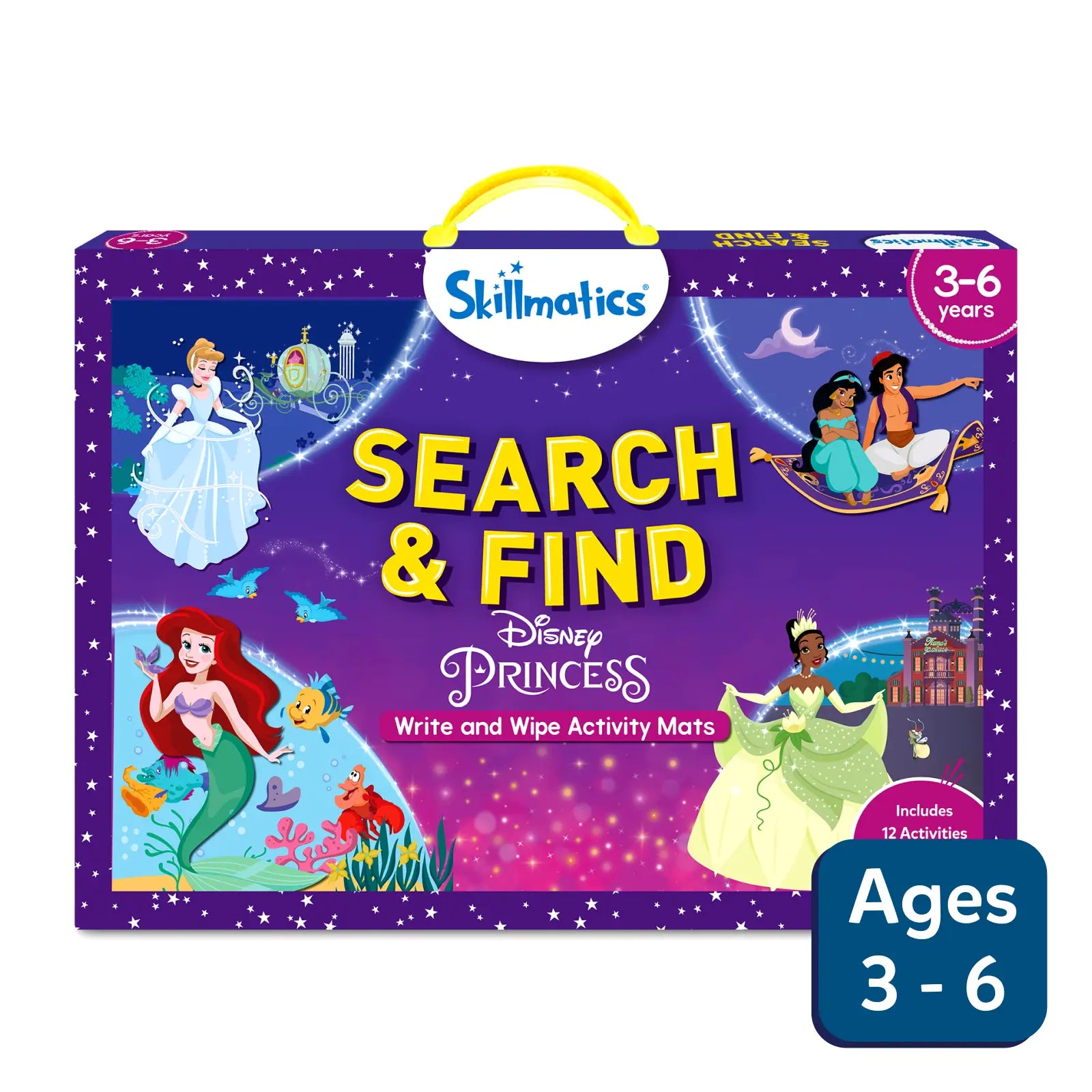 Skillmatics Search & Find Disney Princess tappetini attività