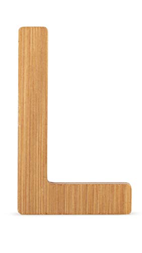 smallfoot ABC Lettera L in Legno di Bambù da Decorare