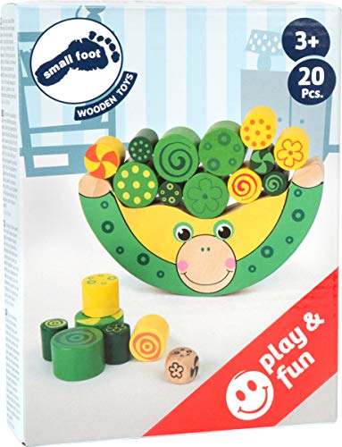 small foot Rana 7357 gioco di equilibrio legno 3 anni